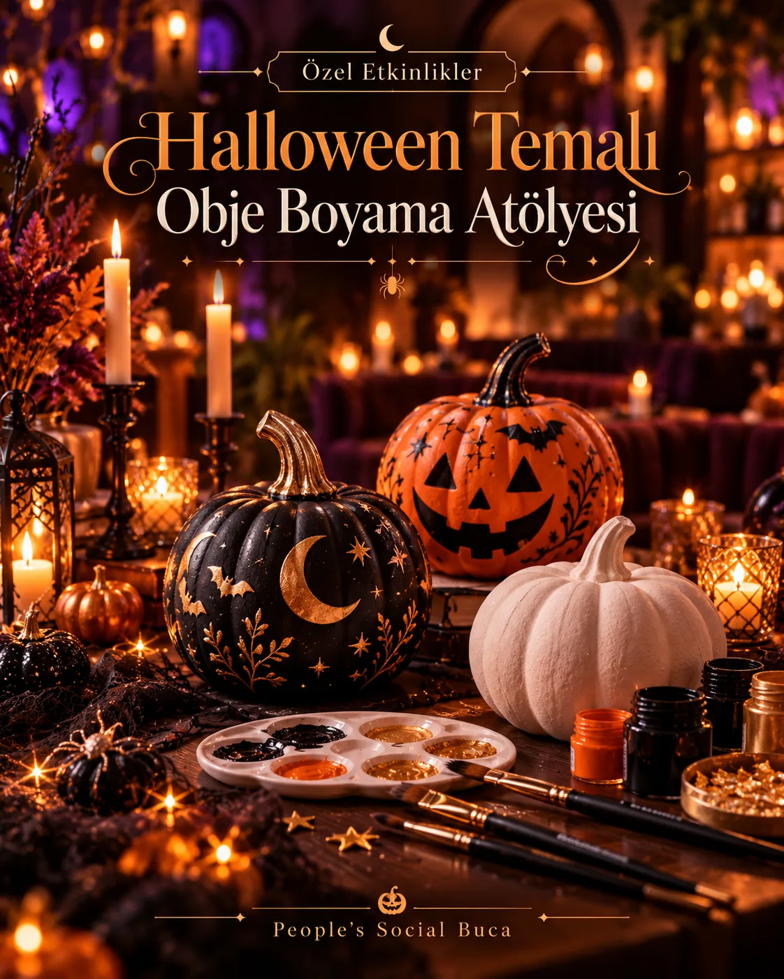 HALLOWEEN TEMALI OBJE BOYAMA ATÖLYESİ